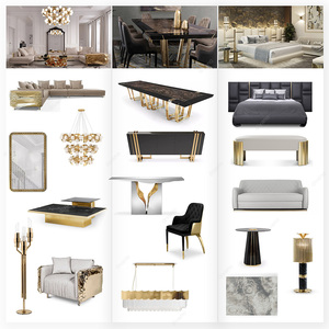 New Cổ Điển Biệt Thự Dự Án Căn Hộ Phật Sơn Sofa Đồ Nội Thất Sang Trọng Nhà Cung Cấp Hoàn Chỉnh Đầy Đủ Đồ Nội Thất Sang Trọng Ghế Sofa - Product Image 1