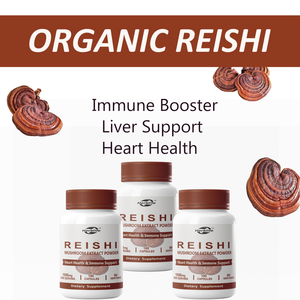 Oem Private Labels Reishi Mushroom Extract Capsules 1000Mg, Ganoderma Lucidum Ondersteunt Immuun 30% Polysacchariden 180 Veganistische Pet - Product Image 4