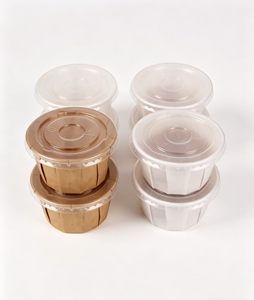 Venta al por mayor de fábrica: Vasos redondos desechables de papel para sopa con tapas, de la marca <span class=keywords><strong>KaIKe</strong></span>, impermeables, de grado alimenticio, para pan y otros alimentos. - Product Image 1