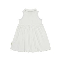 Vestido y Pelele de Verano CHOCHO SAMA sin Mangas con Cuello Camisero, Casual, de Algodón Transpirable y Ecológico para Bebés Niñas