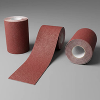 Rouleau de papier abrasif 10 cm de largeur 50 m pour le ponçage général et le ponçage de plaques de plâtre