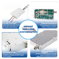 Module amplificateur de puissance RF large bande BLOCKWAVE 2350-2800MHz 150W GaN, gain 52dBm, système de sécurité périmétrique anti-drone, SMA-Femelle