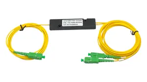 FTTH CATV Filtro 1x2 T1310nm R1490nm R1550nm divisor SC / APC FWDM fibra óptica conector distribuidor