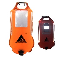 Boya de seguridad con flotador de remolque personalizado, bolsa seca, boya de natación Led, nueva llegada