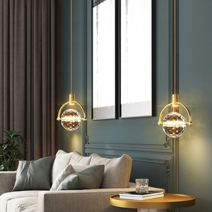 Zhongshan – lampes suspendues modernes en cristal <span class=keywords><strong>vertigo</strong></span>, style nordique, chambre à coucher, café, salle à manger, vintage, américain, post-moderne - Product Image 5