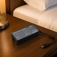 Chargeur USB C rapide 65W compatible avec Thinkpad X1 Carbon Yoga X270 X280 T580 P51s P52s, adaptateur d'alimentation pour ordinateur portable de type C, vente en gros