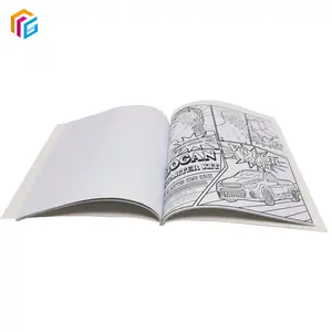 Wholesale Custom Printing Perfect Binding Educational Coloring Booklets Cheap Adult Kids Painting Drawing Book