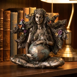 Statue <span class=keywords><strong>de</strong></span> Gaïa en résine, figurine <span class=keywords><strong>de</strong></span> la <span class=keywords><strong>Terre</strong></span> Mère, sculpture mythologique <span class=keywords><strong>de</strong></span> Gaïa millénaire pour la décoration spirituelle <span class=keywords><strong>de</strong></span> la maison - Product Image 1