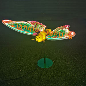 ไฟ LED ผีเสื้อขนาดเส้นผ่าศูนย์กลาง47-150ซม. แบบไดนามิกเคลื่อนไหวได้สำหรับตกแต่งโรงงานจีน - Product Image 4