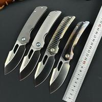 M390 Stahl Klappmesser TC4 Titanlegierung Griff EDC Taschenmesser Keramiklager Outdoor-Werkzeug