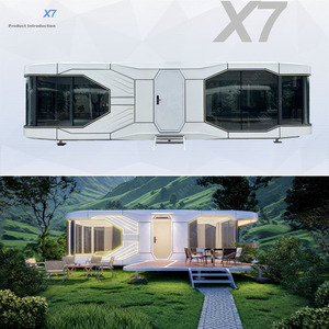 20ft 40ft khách sạn ngoài trời hiện đại mở rộng phổ biến fertighaus ngôi nhà nhỏ di động văn phòng táo cabin - Product Image 3