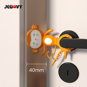 Produits de sécurité pour bébé Butoir de porte de singe de dessin animé Protecteur de doigt de porte de bébé - Product Image 1