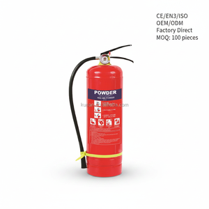 Extincteur à poudre sèche ABC standard rouge 6 kg, équipement <span class=keywords><strong>de</strong></span> lutte contre l'incendie DCP avec tuyau flexible, performance fiable - Product Image 1