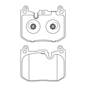 Plaquettes de frein avant de haute qualité D1875 pour BMW i3 <span class=keywords><strong>MINI</strong></span> CLUBMAN (F54) - Product Image 1