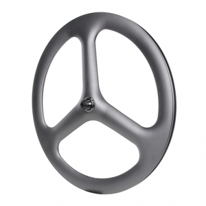 TRI-SPOKE <span class=keywords><strong>ROUE</strong></span> Vélo Route Pneu <span class=keywords><strong>3</strong></span> rayons roues 700c carbone vélo pour Route/TT/Piste Vélo 3S-55 - Product Image 2