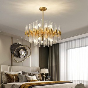 <span class=keywords><strong>Lustre</strong></span> en <span class=keywords><strong>cristal</strong></span> minimaliste italien de luxe moderne pour la maison et le restaurant pour l'approvisionnement transfrontalier d'<span class=keywords><strong>Amazon</strong></span> et l'éclairage d'hôtel - Product Image 2