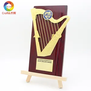 Personal Custom Custom Metal Plaque Medal Medal Wooden Blank Metal Craft Award Music Piano Tour Event Plaque