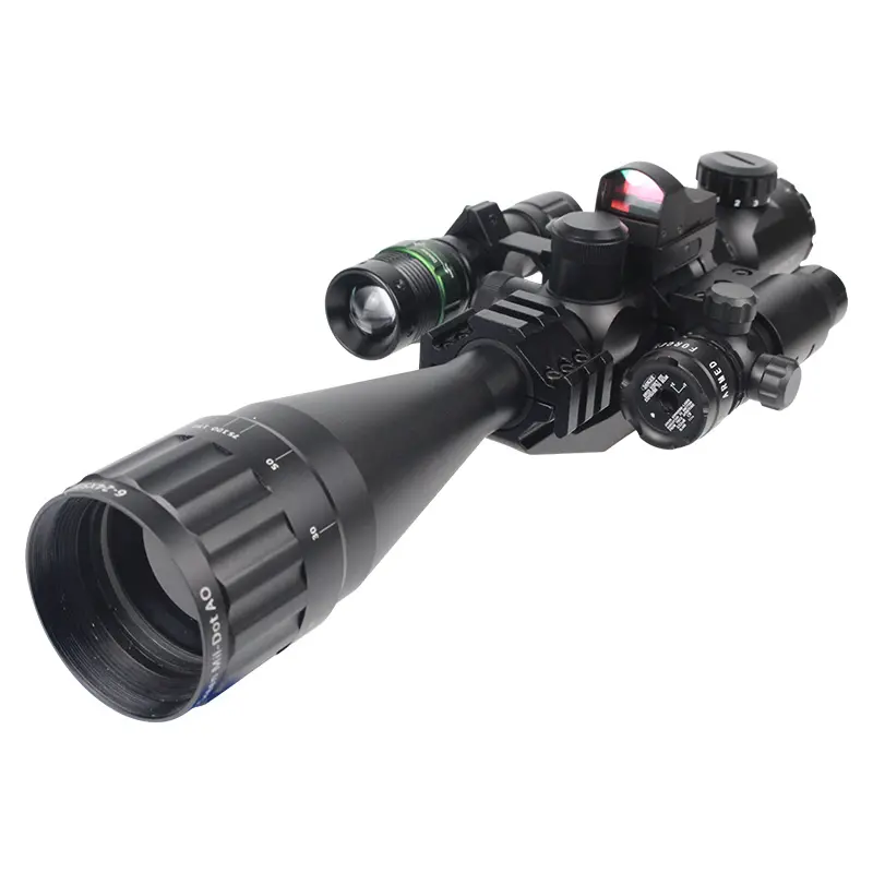 Tactical Scope 6-24x50 Sfp Telescopic Sight Combination Long Range Tactical Hunting Collimator