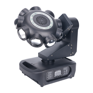 Luz de Cabeza Móvil de Nueve Haces DMX512 RGBW, Potente Luz de Escenario para Discotecas, Fiestas y Festivales, la Mejor Opción - Product Image 4