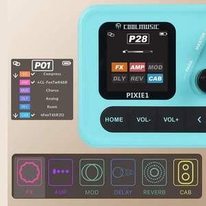 Pédale de guitare multi-effets avec effets de réverbération, chorus, delay, enregistrement OTG, processeur d'effets pour guitare live et studio - Product Image 5