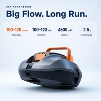 Nettoyeur de piscine robotisé sans fil avec double grattoir élargi, nettoyage des bords écologique, élimine les feuilles, aspirateur de piscine automatique IPX8 pour usage domestique