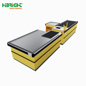 Comptoir de caisse personnalisé pour supermarché, en acier durable, pour magasin de quincaillerie et de matériaux de construction - Product Image 4