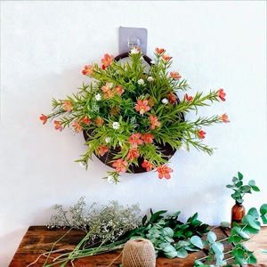 ตะกร้าดอกไม้ประดิษฐ์แบบแขวนผนัง ตกแต่งบ้าน ตกแต่งห้องนั่งเล่น - Product Image 1