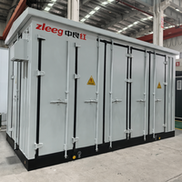 Appareillage industriel MV&HV en métal IP53 10kV 0.4kV 1000-2000kVA Triphasé 50/60Hz Sous-station compacte préfabriquée personnalisée