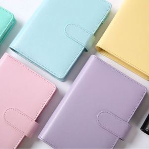Hot-Selling A6 Aron Mini Cute Personalized Notebook Planner A5 Loose-Leaf <b>Journal</b> Hardcover Styler Leather Cover Perfect Gift - Product Image 3