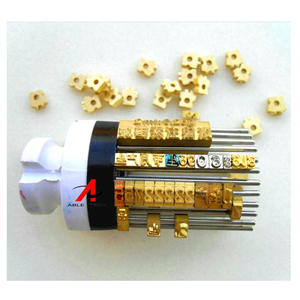 Pirinç harfler özelleştirilmiş boyutu bakır numaraları alfabe 3.5*5.5*6.8 sıcak pullar yazı tipleri 2*3*15 - Product Image 4