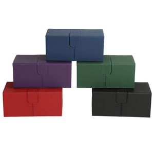 Boîte de rangement double tiroir FX Premium avec plateau à dés - Contient plus de 200 cartes - Étui double à clapet pour Commander Pokémon - Logo personnalisé OEM - Product Image 6
