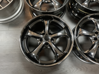 Juego de Ruedas Ligeras de Lujo Shadow Chrome de 5 Radios, 5x112 5x114.3, 21 Pulgadas, para Audi A8 S8, Mercedes Clase S, BMW Serie 7