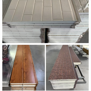 Panneau gravé en métal polyuréthane | Panneau intégré d'isolation et de décoration | Revêtement de mur extérieur et de toit - Product Image 2