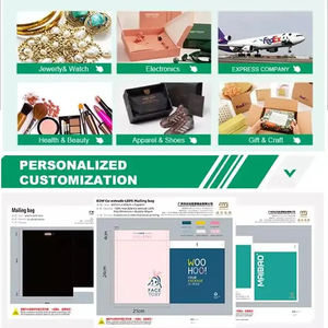 Embalaje de ropa con logotipo personalizado, bolsas de envío, bolsas de polietileno, bolsas de polietileno compostables biodegradables a base de plantas, Polymailer - Product Image 5