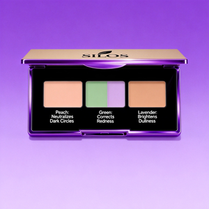 <span class=keywords><strong>Palette</strong></span> <span class=keywords><strong>de</strong></span> correcteurs crème SILOS avec formule éclaircissante et hydratante, contrôle du sébum, pour tous types <span class=keywords><strong>de</strong></span> peaux - Product Image 4