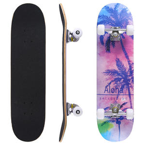 Skateboard de route en <span class=keywords><strong>bois</strong></span> d'érable à 7 couches, Skateboard personnalisé, taille à quatre roues, Double inclinaison - Product Image 2
