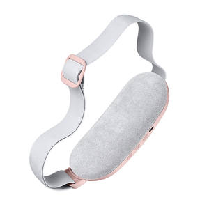 Venta al por mayor portátil inalámbrico alivio del dolor almohadilla de calefacción Menstrual cinturón almohadillas de calefacción masajeador para mujeres calambres menstruales dolor barato - Product Image 2