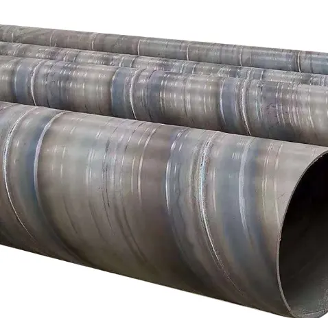 API 5L Large Diameter Spiral Steel Tube ASTM A252 SSAW Carbon steel welded Pipe for Pipeline