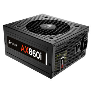 Alimentatore Digitale CORSAIR <span class=keywords><strong>Serie</strong></span> AXi AX860i 860W, Compatibile SLI e <span class=keywords><strong>CrossFire</strong></span>, Certificato 80 Plus Platinum, Completamente Modulare - Product Image 2