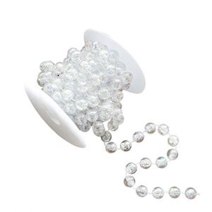 Cadena de Cuentas de Plástico Transparente de Alta Calidad, Adornos Colgantes para Árbol de Navidad, Elegantes e Impermeables - Product Image 6