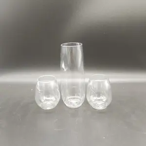 Stemless Champagne Flutes Toasting Champagne Glasses Wedding Party Cocktail Cups Wine Flute Water Glasses