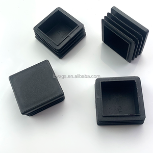 Vuông 40*40mm gia cố PE nhựa ống vuông ống thép không gỉ cắm đầu đồ nội thất Phụ kiện ống vuông cắm - Product Image 4