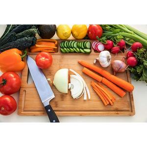 Tabla de cortar de bambú grande, bloque de carnicero, tabla de cortar de madera - Product Image 2