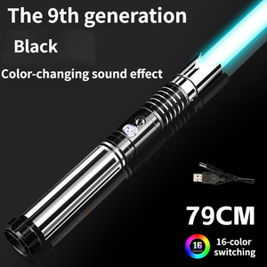 LGT Saberstudio RGB Lightsaber Cosplay Sword Toys for Kids Smooth Swing LED Flashing Metal Hilt <span class=keywords><strong>Laser</strong></span> Saber Gift - Product Image 4