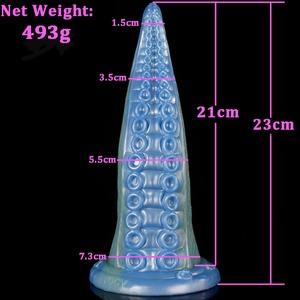 FAAK Wholesale 9 Inch Huge Octopus <b>Dildo</b> Luminous Huge Tentacle Freaky Sex Tool Anal Dilator Glow in Dark Monster <b>Dildo</b> - Product Image 3