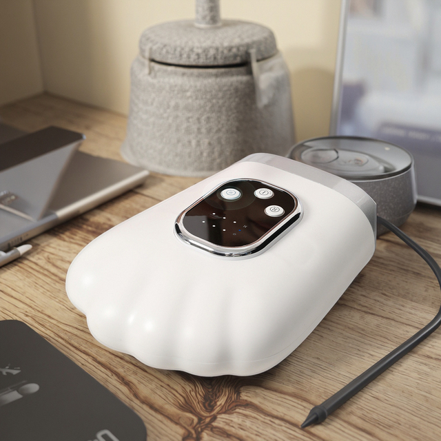 New Release Product 2025  Air Compression Electric  Arm Palm Wrist Massage Machine Heating Therapy Fingers Hand Massager