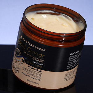 מוק נמוך הסיטונאי לחות מסיכת שיער/קוויאר אנטי אייג 'ינג מסכת שיער אורגני טיפול קרטין 800 מ "ל - Product Image 4
