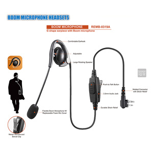 G-en forma de gancho de oreja del auricular táctico auriculares PTT del micrófono para Motorola DP3600/DP4401/XPR6500 Walkie Talkie <span class=keywords><strong>radio</strong></span> - Product Image 5