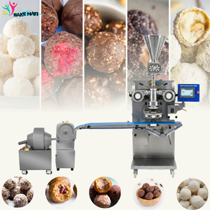 เครื่องขึ้นรูปลูกกลมอัตโนมัติแบบสามช่องรุ่น BNT-208V สำหรับทำลูกกลม<span class=keywords><strong>มะพร้าว</strong></span> ลูกกลมงา และลูกกลมเนื้อ - Product Image 1