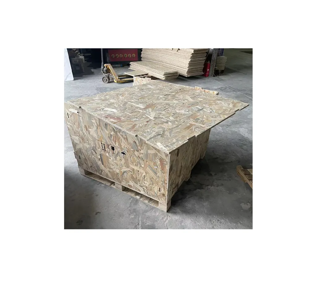 custom size shipping wood boxes for heavy product wood shipping crate with clips for easy fastening